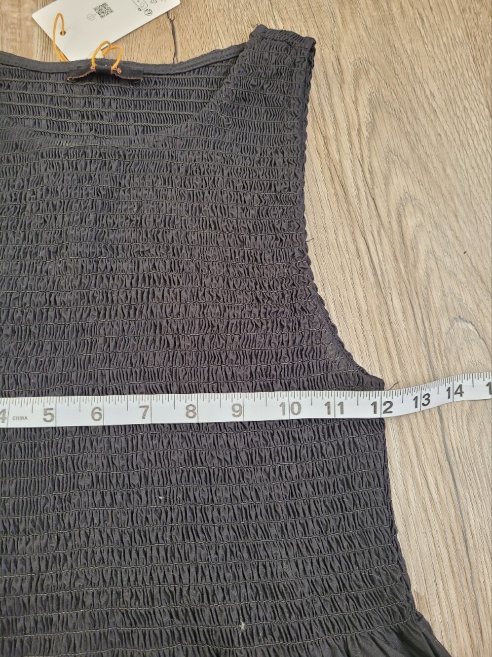 NWT Quince 100% Organic Cotton Poplin Boat Neck Maxi Dress - Black XS - Picture 8 of 10